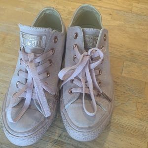 Converse, blush colored suede, size 7.5 women’s